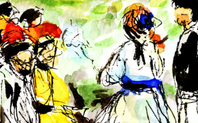La Grenouillère by Renoir and a Watercolour Study