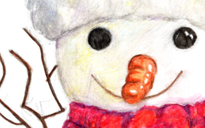 Snowman Watercolour – Drawing a New Christmas Friend